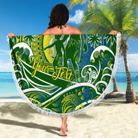 Father's Day Solomon Islands Beach Blanket Special Dad Polynesia Paradise DT02 - Polynesian Pride