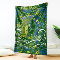 Father's Day Solomon Islands Blanket Special Dad Polynesia Paradise DT02 - Polynesian Pride