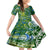 Father's Day Solomon Islands Family Matching Off Shoulder Short Dress and Hawaiian Shirt Special Dad Polynesia Paradise
