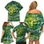 Father's Day Solomon Islands Family Matching Off Shoulder Short Dress and Hawaiian Shirt Special Dad Polynesia Paradise