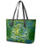 Father's Day Solomon Islands Leather Tote Bag Special Dad Polynesia Paradise