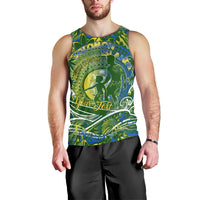 Father's Day Solomon Islands Men Tank Top Special Dad Polynesia Paradise DT02 - Polynesian Pride