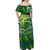 Father's Day Solomon Islands Off Shoulder Maxi Dress Special Dad Polynesia Paradise