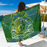 Father's Day Solomon Islands Sarong Special Dad Polynesia Paradise DT02 One Size 44 x 66 inches Green - Polynesian Pride