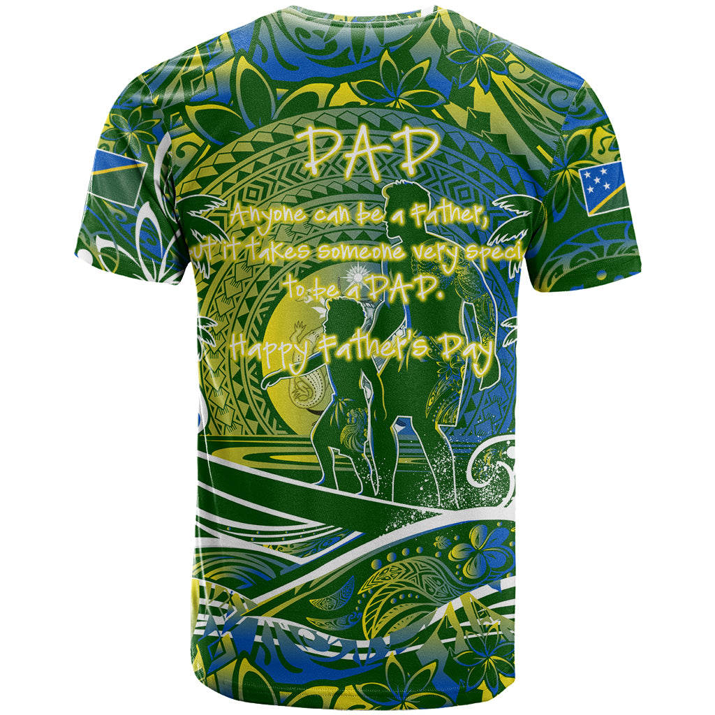 Father's Day Solomon Islands T Shirt Special Dad Polynesia Paradise DT02 - Polynesian Pride