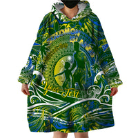 Father's Day Solomon Islands Wearable Blanket Hoodie Special Dad Polynesia Paradise DT02 - Polynesian Pride