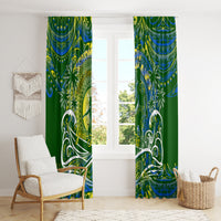 Father's Day Solomon Islands Window Curtain Special Dad Polynesia Paradise DT02 - Polynesian Pride