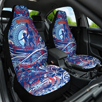 Father's Day Guam Car Seat Cover Special Dad Polynesia Paradise DT02 One Size Blue - Polynesian Pride