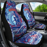 Father's Day Guam Car Seat Cover Special Dad Polynesia Paradise DT02 - Polynesian Pride