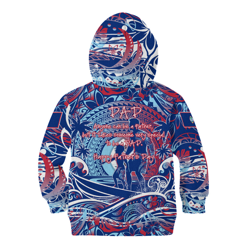 Father's Day Guam Kid Hoodie Special Dad Polynesia Paradise DT02 - Polynesian Pride