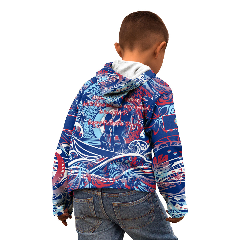 Father's Day Guam Kid Hoodie Special Dad Polynesia Paradise DT02 - Polynesian Pride