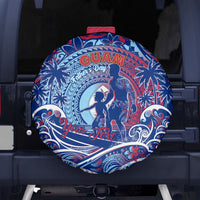 Father's Day Guam Spare Tire Cover Special Dad Polynesia Paradise DT02 - Polynesian Pride