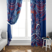 Father's Day Guam Window Curtain Special Dad Polynesia Paradise DT02 - Polynesian Pride