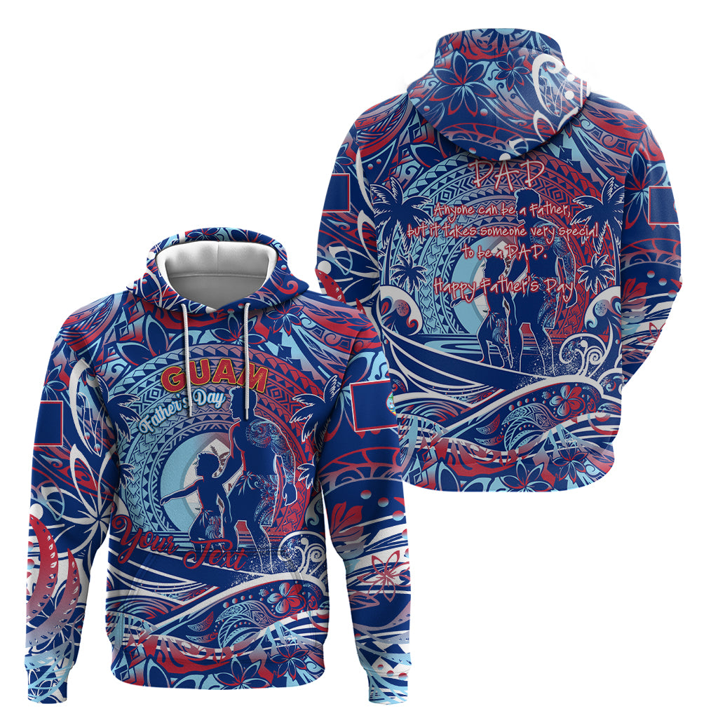 Father's Day Guam Zip Hoodie Special Dad Polynesia Paradise DT02 - Polynesian Pride