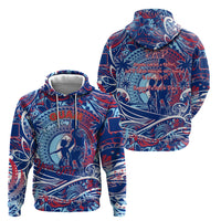Father's Day Guam Zip Hoodie Special Dad Polynesia Paradise DT02 - Polynesian Pride
