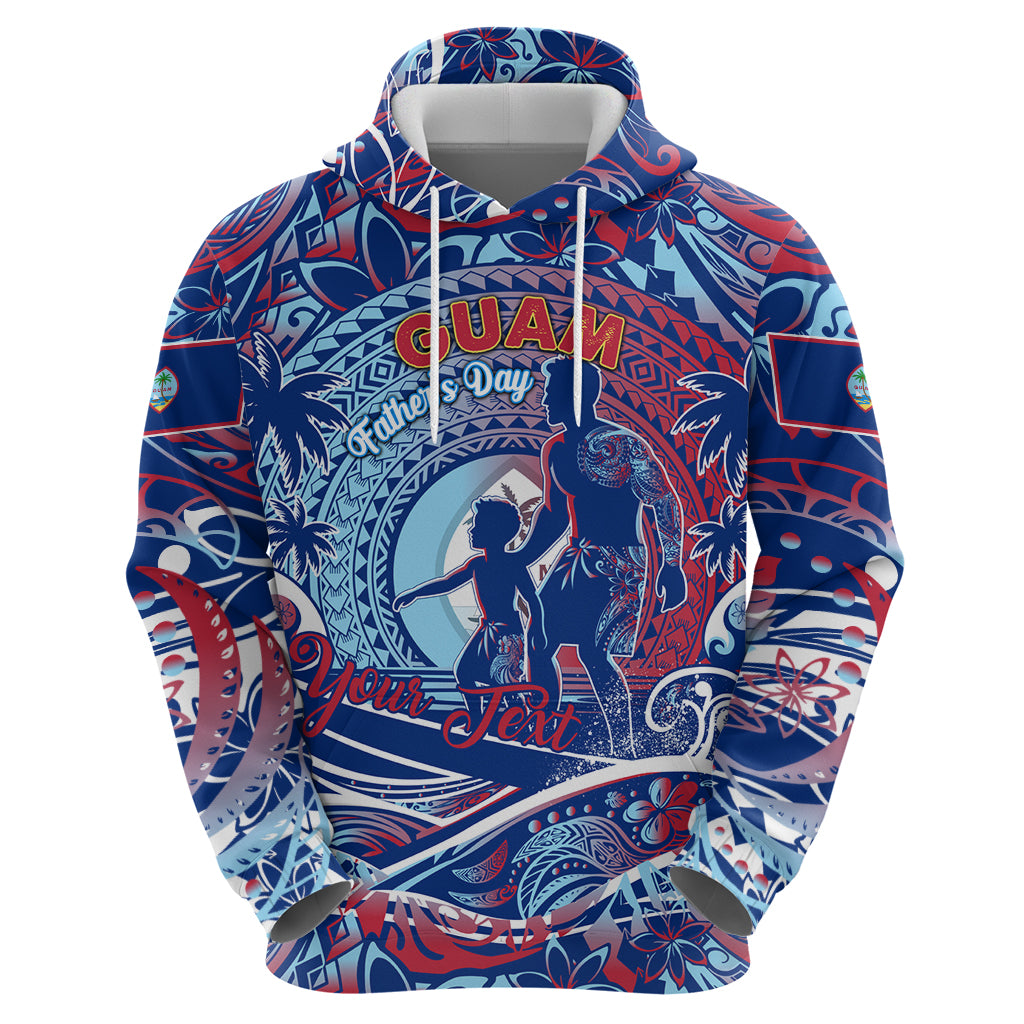 Father's Day Guam Zip Hoodie Special Dad Polynesia Paradise DT02 - Polynesian Pride