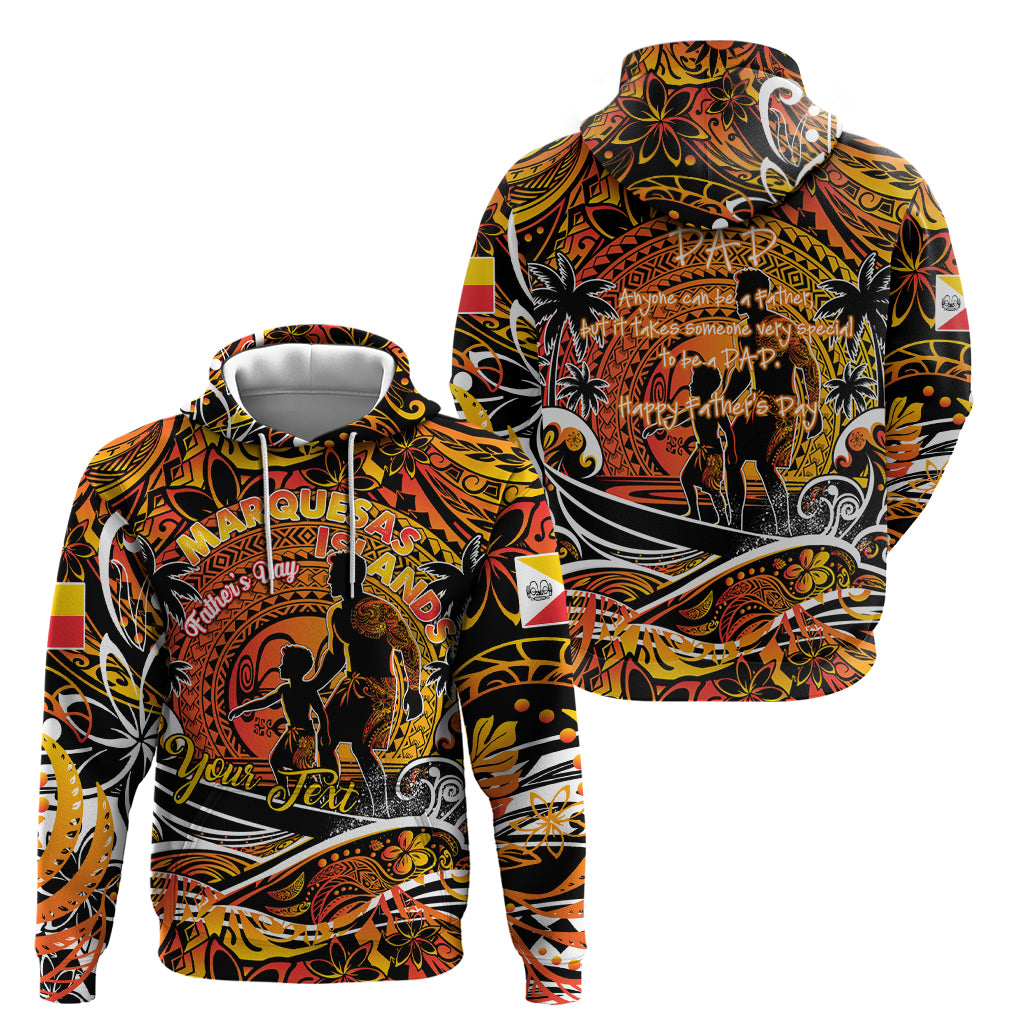 Father's Day Marquesas Islands Hoodie Special Dad Polynesia Paradise DT02 - Polynesian Pride