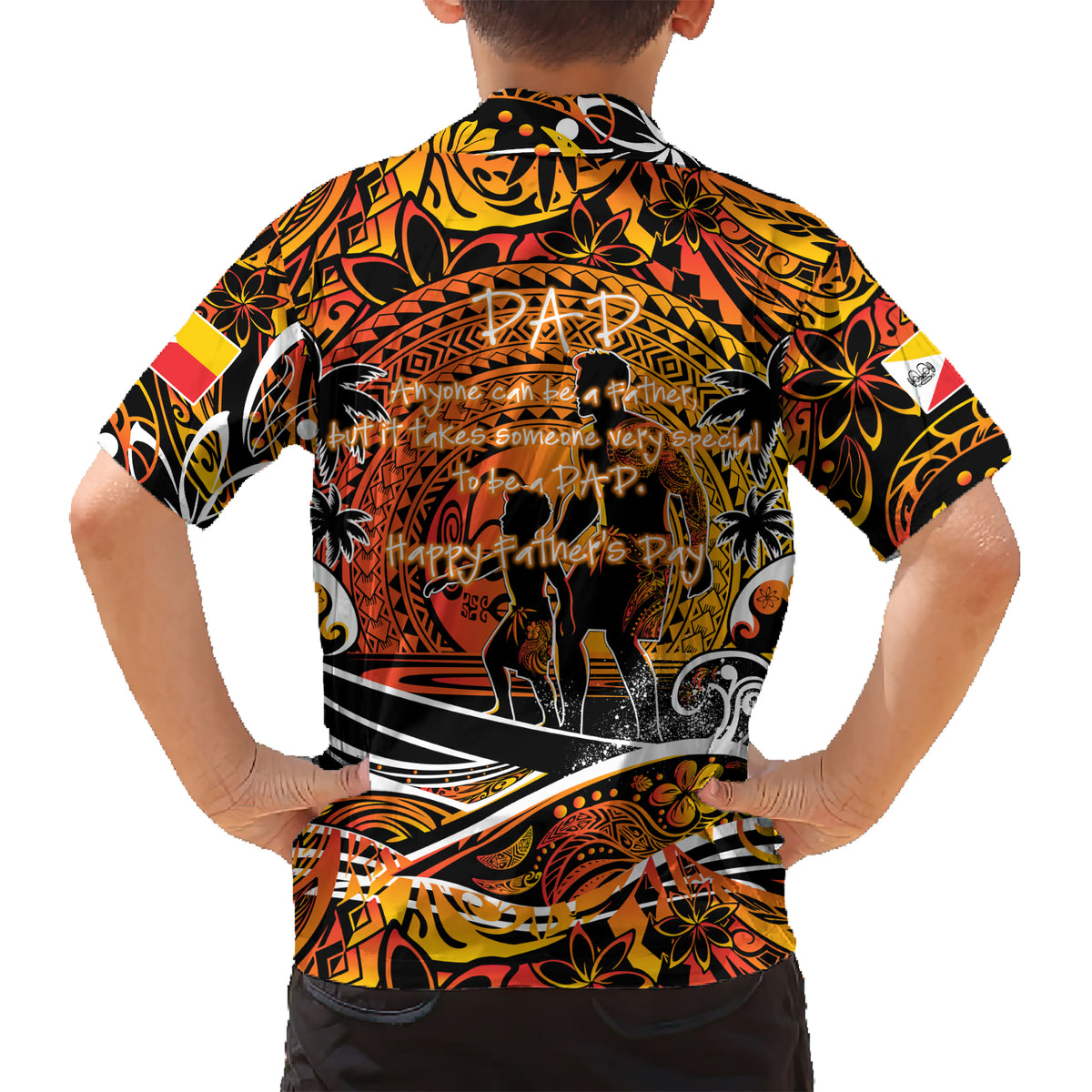 Father's Day Marquesas Islands Kid Hawaiian Shirt Special Dad Polynesia Paradise DT02 - Polynesian Pride