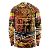 Father's Day Marquesas Islands Long Sleeve Shirt Special Dad Polynesia Paradise DT02 - Polynesian Pride