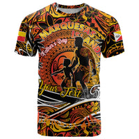 Father's Day Marquesas Islands T Shirt Special Dad Polynesia Paradise DT02 Orange - Polynesian Pride
