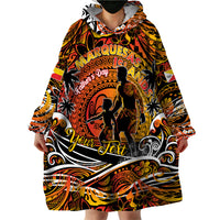 Father's Day Marquesas Islands Wearable Blanket Hoodie Special Dad Polynesia Paradise DT02 - Polynesian Pride