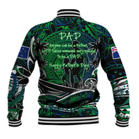 Father's Day New Zealand Baseball Jacket Special Dad Polynesia Paradise DT02 - Polynesian Pride