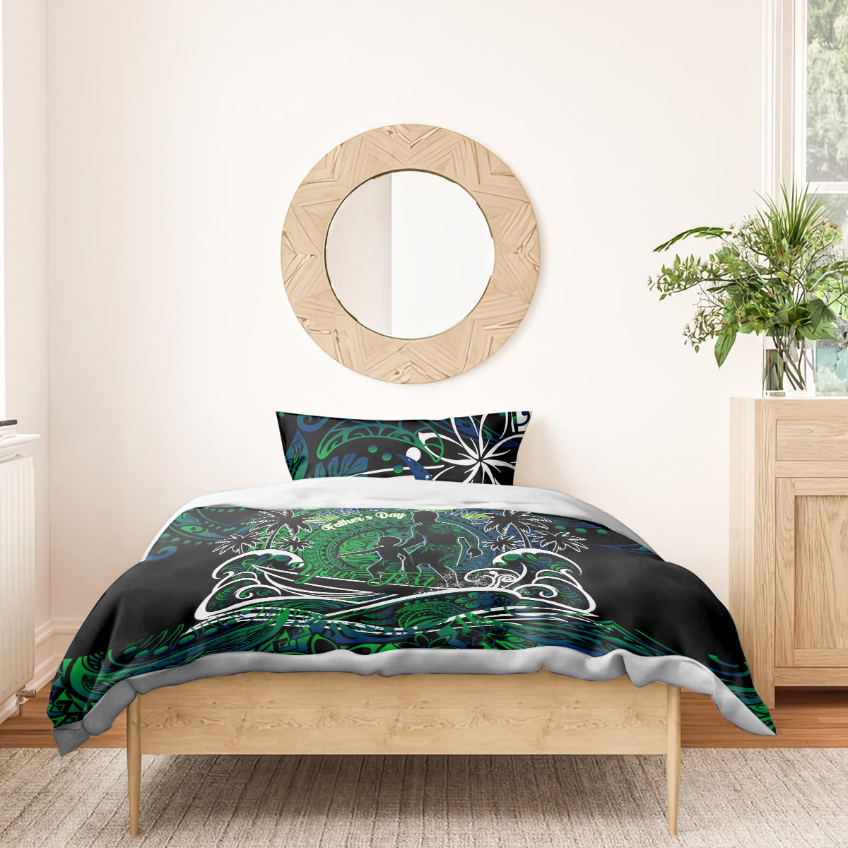 Father's Day New Zealand Bedding Set Special Dad Polynesia Paradise DT02 - Polynesian Pride