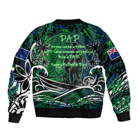 Father's Day New Zealand Bomber Jacket Special Dad Polynesia Paradise DT02 - Polynesian Pride