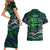 Father's Day New Zealand Couples Matching Short Sleeve Bodycon Dress and Hawaiian Shirt Special Dad Polynesia Paradise