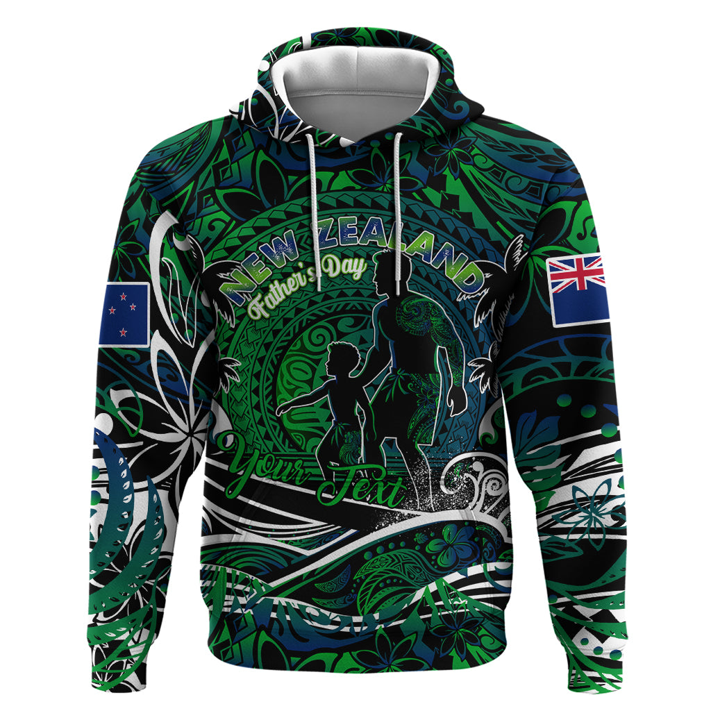 Father's Day New Zealand Hoodie Special Dad Polynesia Paradise DT02 Pullover Hoodie Green - Polynesian Pride
