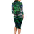 Father's Day New Zealand Long Sleeve Bodycon Dress Special Dad Polynesia Paradise