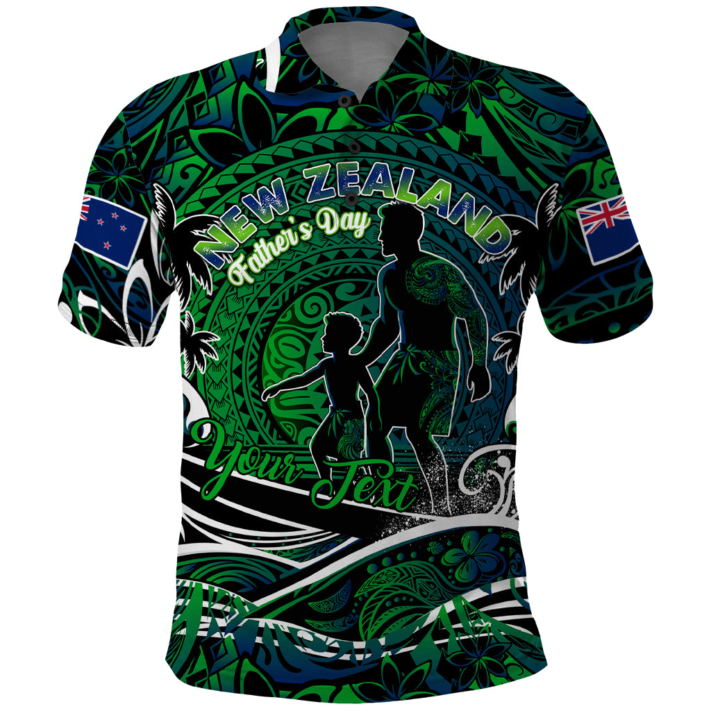 Father's Day New Zealand Polo Shirt Special Dad Polynesia Paradise