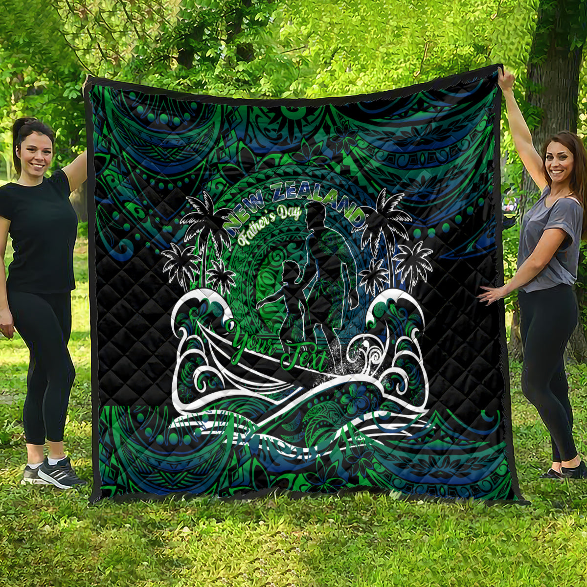 Father's Day New Zealand Quilt Special Dad Polynesia Paradise DT02 - Polynesian Pride