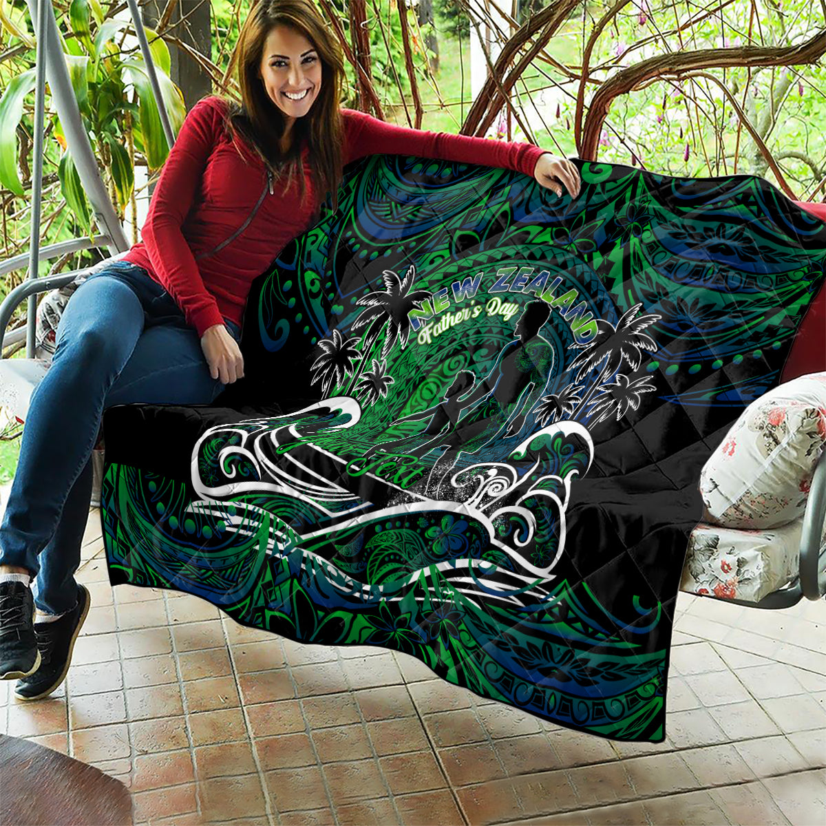 Father's Day New Zealand Quilt Special Dad Polynesia Paradise DT02 - Polynesian Pride