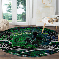 Father's Day New Zealand Round Carpet Special Dad Polynesia Paradise DT02 - Polynesian Pride