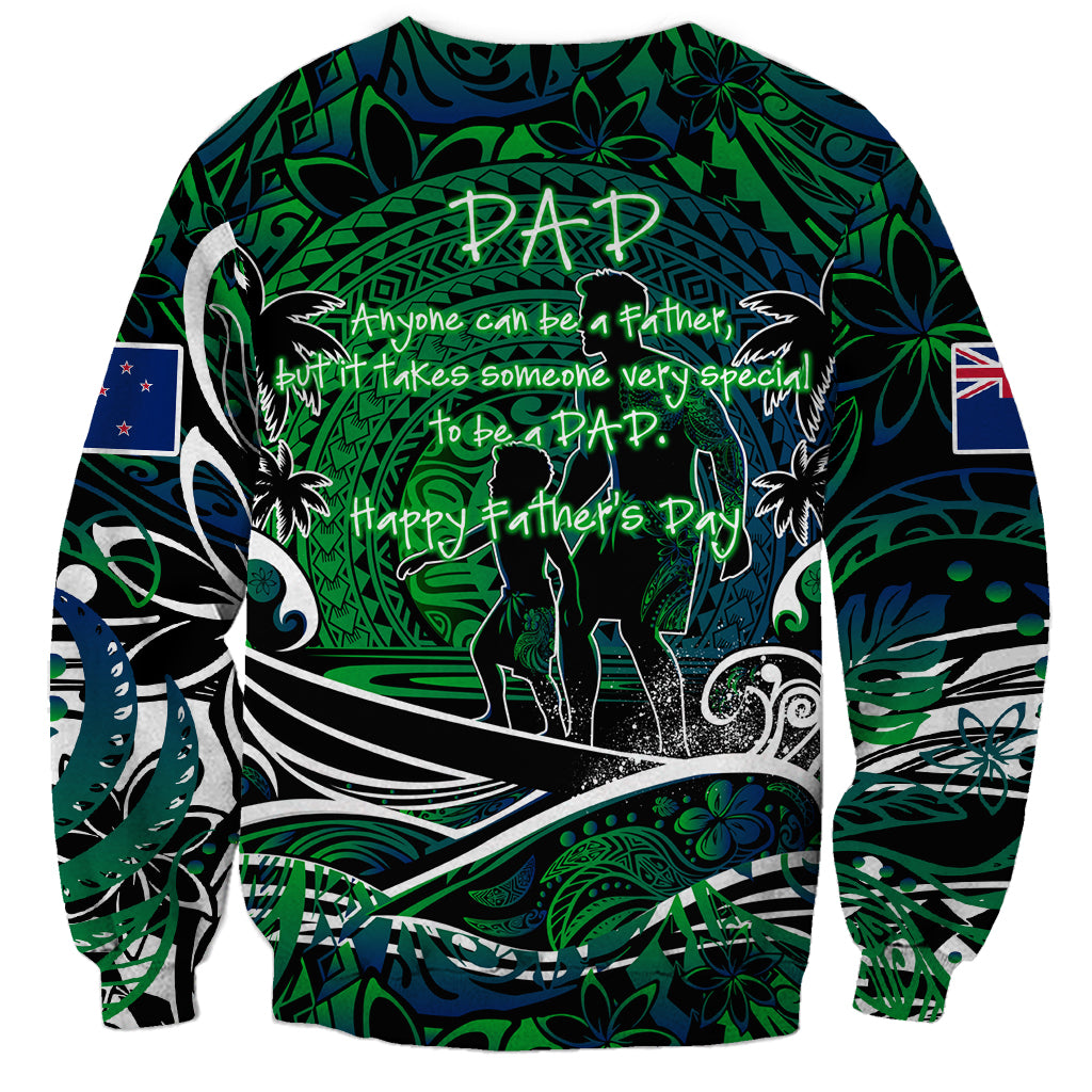 Father's Day New Zealand Sweatshirt Special Dad Polynesia Paradise DT02 - Polynesian Pride