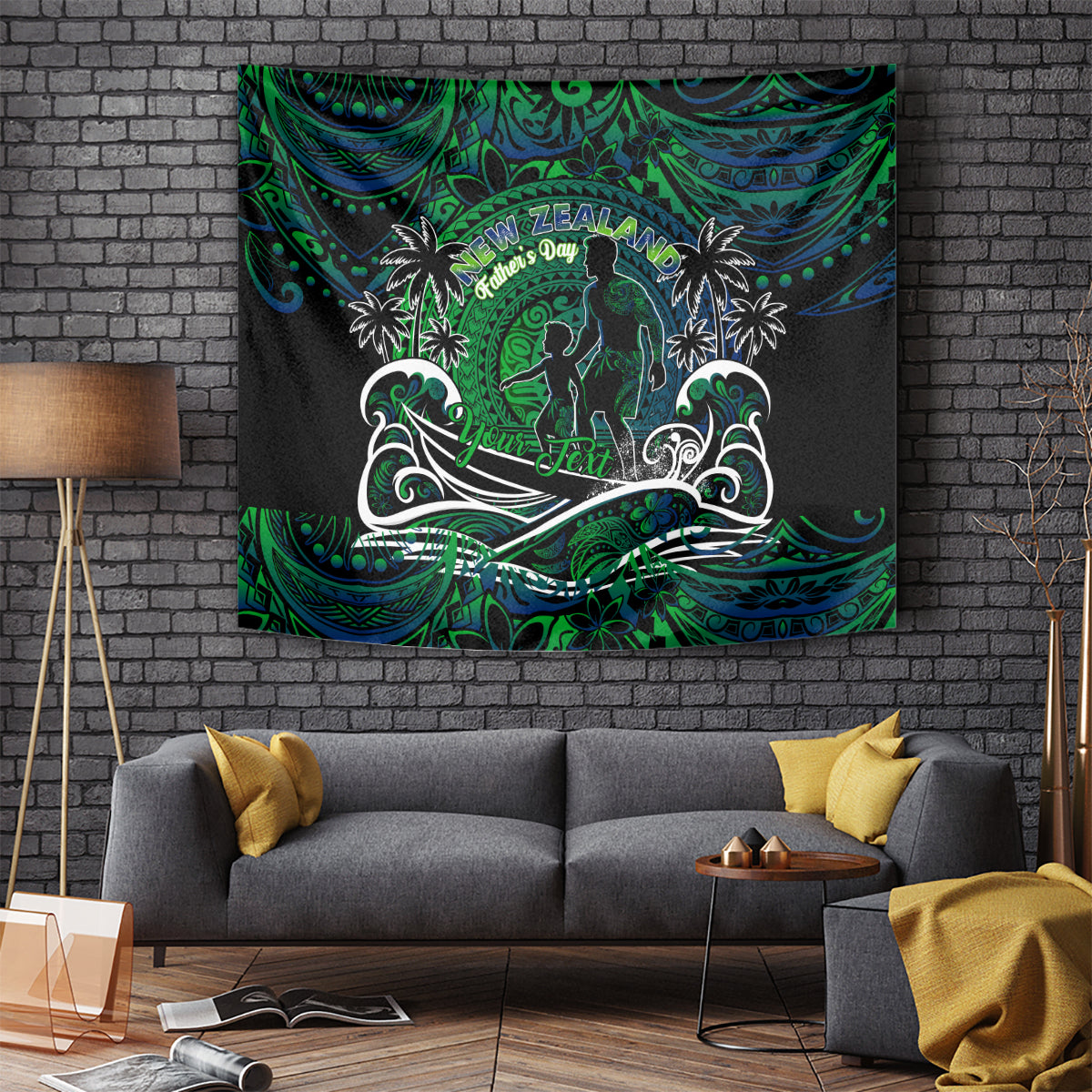 Father's Day New Zealand Tapestry Special Dad Polynesia Paradise DT02 - Polynesian Pride