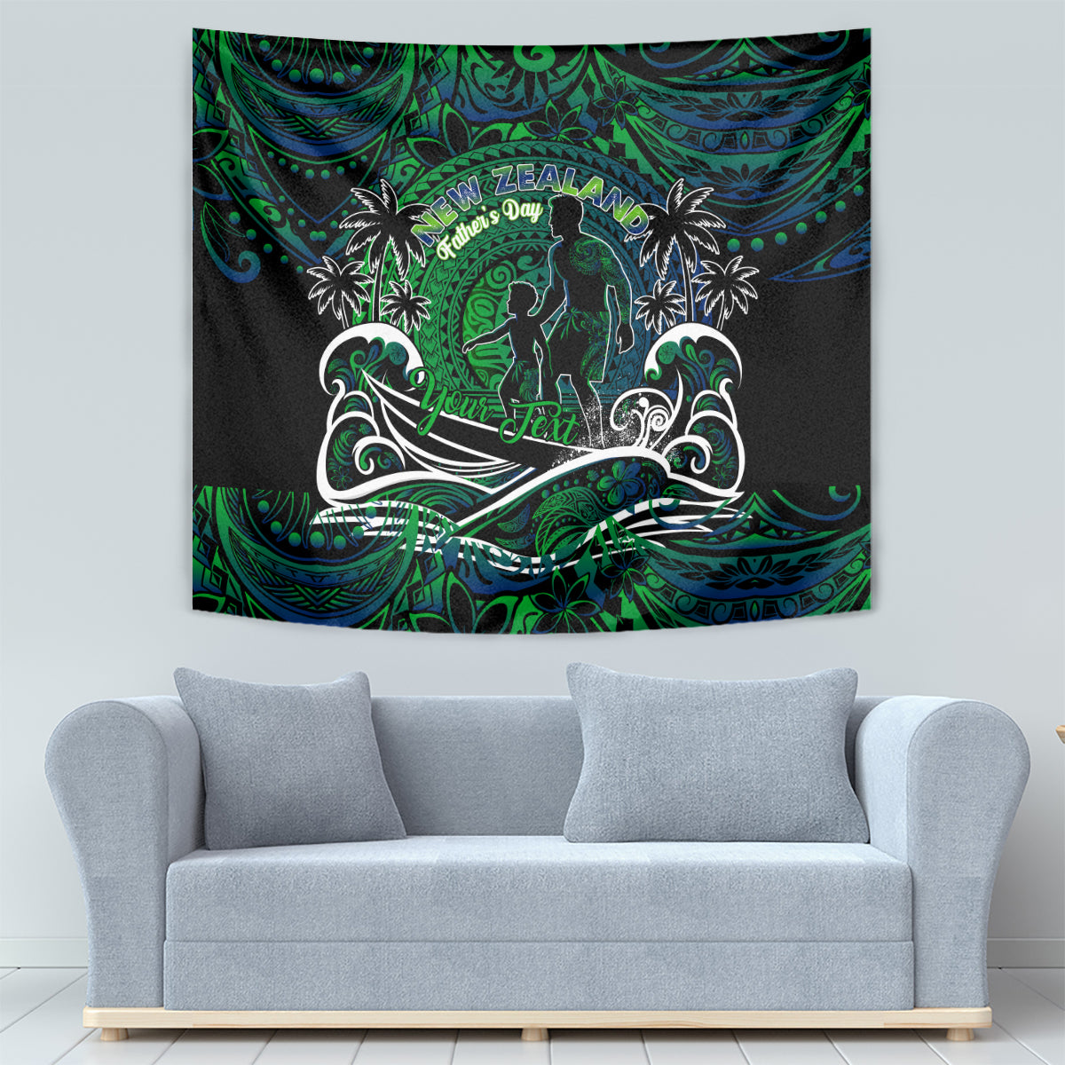 Father's Day New Zealand Tapestry Special Dad Polynesia Paradise DT02 - Polynesian Pride