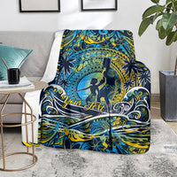 Father's Day Tokelau Blanket Special Dad Polynesia Paradise DT02 - Polynesian Pride