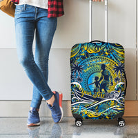 Father's Day Tokelau Luggage Cover Special Dad Polynesia Paradise DT02 - Polynesian Pride