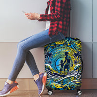 Father's Day Tokelau Luggage Cover Special Dad Polynesia Paradise DT02 - Polynesian Pride