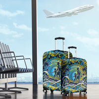 Father's Day Tokelau Luggage Cover Special Dad Polynesia Paradise DT02 - Polynesian Pride