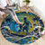 Father's Day Tokelau Round Carpet Special Dad Polynesia Paradise