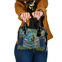 Father's Day Tokelau Shoulder Handbag Special Dad Polynesia Paradise DT02 One Size Blue - Polynesian Pride