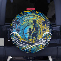 Father's Day Tokelau Spare Tire Cover Special Dad Polynesia Paradise DT02 - Polynesian Pride