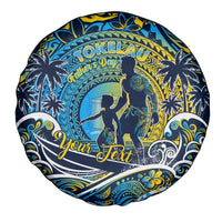 Father's Day Tokelau Spare Tire Cover Special Dad Polynesia Paradise DT02 - Polynesian Pride