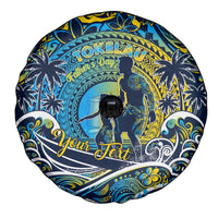 Father's Day Tokelau Spare Tire Cover Special Dad Polynesia Paradise DT02 - Polynesian Pride