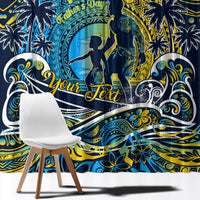 Father's Day Tokelau Window Curtain Special Dad Polynesia Paradise DT02 - Polynesian Pride