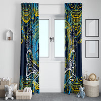 Father's Day Tokelau Window Curtain Special Dad Polynesia Paradise DT02 - Polynesian Pride