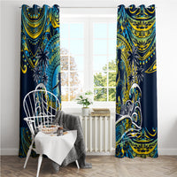 Father's Day Tokelau Window Curtain Special Dad Polynesia Paradise DT02 - Polynesian Pride